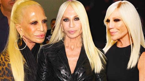 versace abbigliamento uomo|what happened to donatella versace's face.